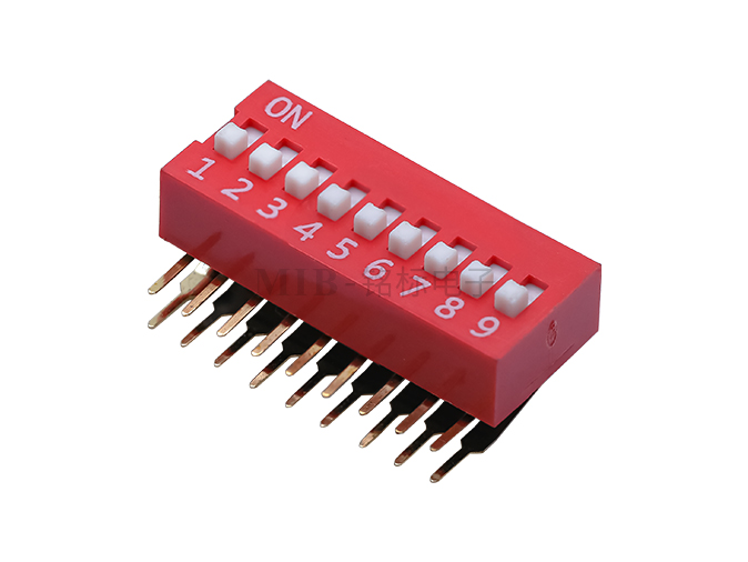 DVJ01-DA-09弯角式DIP开关