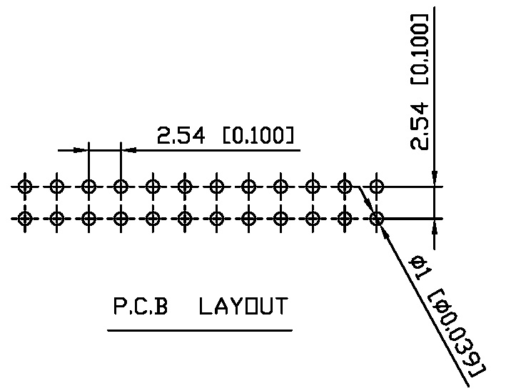 DVJ01-DA-12焊盘图